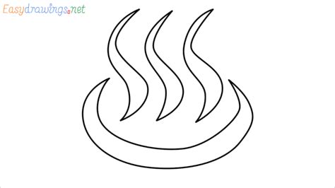 How To Draw Hot Springs Step By Step Easy Phase Emoji
