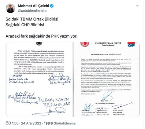 AK Partili Mehmet Ali Çelebi den CHP ye bildiri tepkisi Aradaki fark