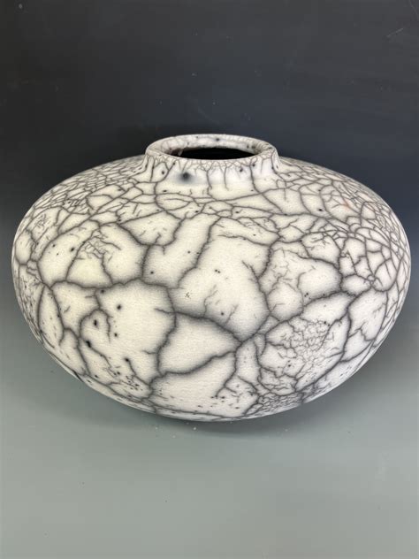 Round Naked Raku By Jeffrey Perkins Art One Gallery Inc