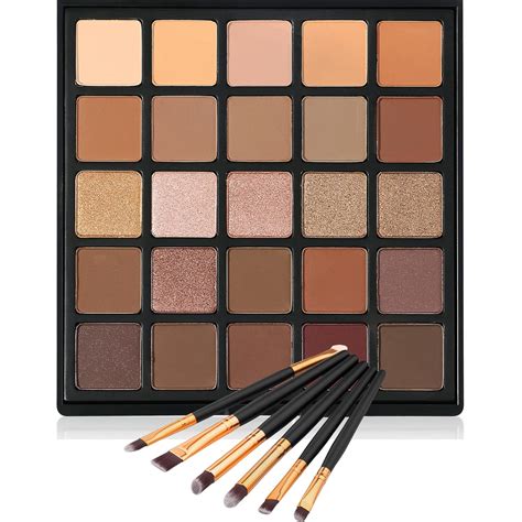 Amazon Vodisa Nude Neutral Eyeshadow Palette Matte And Shimmer Eye Shadows Long Lasting