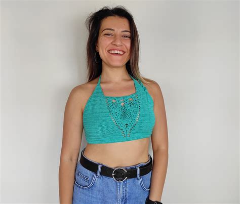 Crochet Bralette Top Sexy Crochet Top Crop Top Bikini Top Etsy