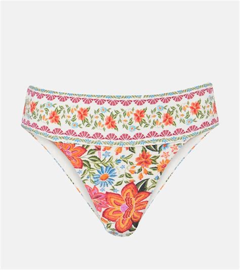 Farm Rio Floral Bikini Bottoms In Multicoloured ModeSens