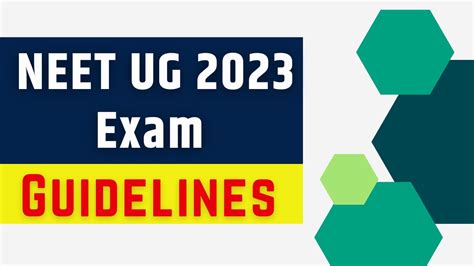 Neet Ug 2023 Exam Guidelines नीट यूजी 2023 परीक्षा दिशा निर्देश ड्रेस