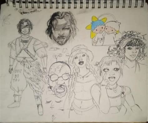 Messy Sketchbook Page By Aquariandoodles On Deviantart