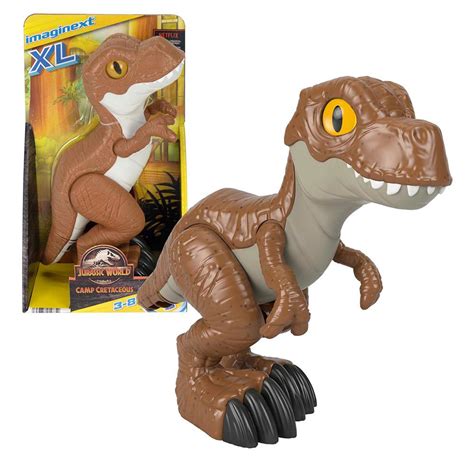 Mattel Jurassic World Baby Dinos T-Rex Xl Imaginext Brown| Kidinn