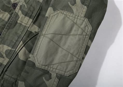 Мужская куртка камуфляж с подкладкой из шерпы JG01 Abercrombie & Fitch