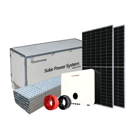 Whole House Watts Kw Solar Power Grid Tied Solar Pv System Kit