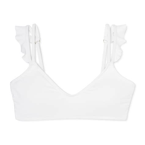 Xhilaration Ruffle Bralette Bikini Top