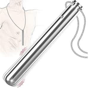 Amazon Anal Plug Sex Toy Long Necklace Stainless Steel Vibrating Butt Plug