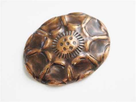 Copper Tortoise Turtle Shell Brooch By Grandvintagefinery On Etsy