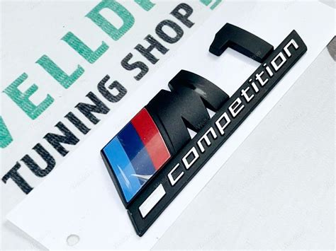 Шильд BMW M1 Competition матовый купить