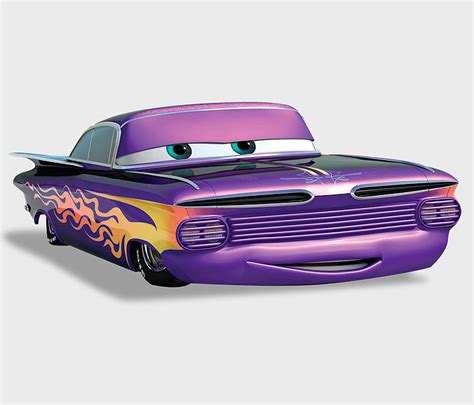 purple car pixar vehicle ramone  cars automotive exterior design