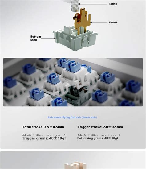 Ajazz Ak Three Mode Customized Wireless Mechanical Keyboard Gasket Structure Hot Plug With