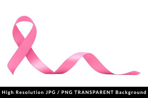 Pink Ribbon Breast Cancer Isolated Graphic By Formatoriginal Creative