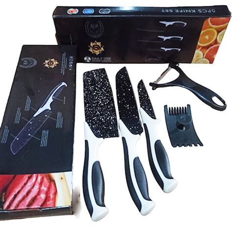 Jual Skr Pisau Dapur Keramik Hitam Set 5in1 Maifan Hitam Knife Black