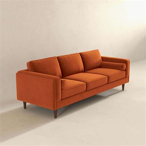 sofa orange color 3