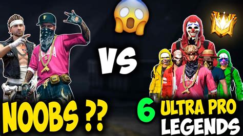 Free Fire 6 Ultra Pro Legends Vs NOMI FF2 Vs 6 Garena Free Fire