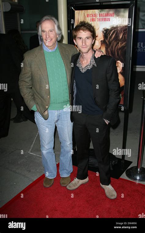 Henry Winkler with son Director Max Winkler Los Angeles Premiere of ...