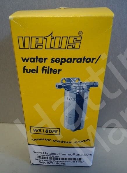 Water Separator Fuel Filter Vetus Hattink Thermo Parts