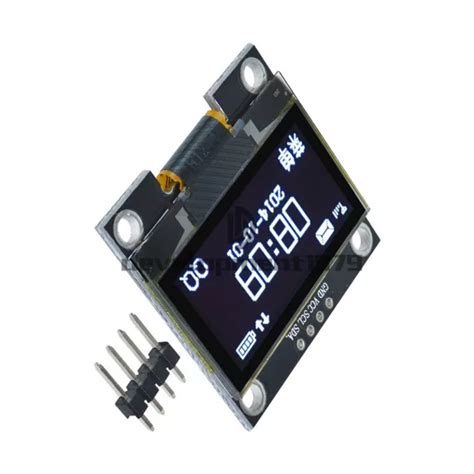 MODULO DISPLAY LCD OLED 4 PIN IIC I2C Interfaccia Bianco 128x64 EUR 5