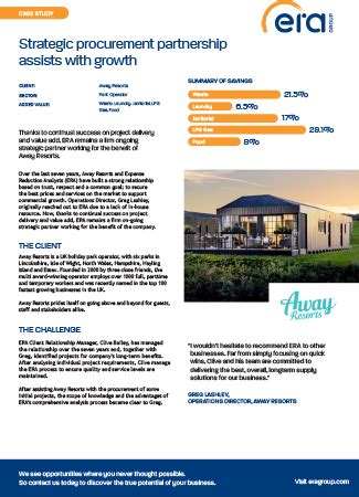 Away Resorts | Case Studies | ERA Group