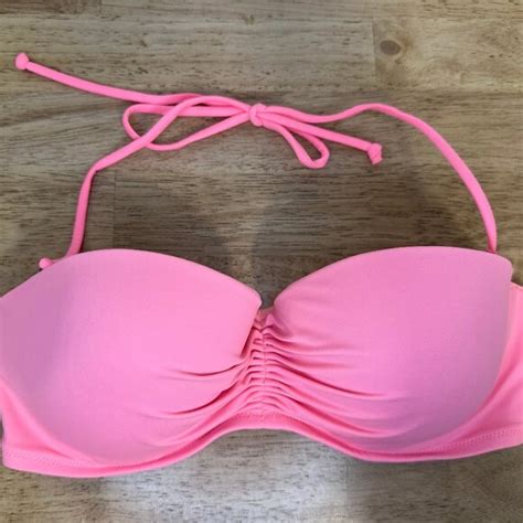 Victoria S Secret Swim Victorias Secret Strapless Bandeau Bikini Top Swimsuit Sz D Poshmark