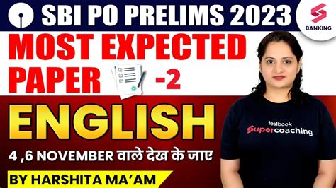 Sbi Po Pre Most Expected Paper Sbi Po English Expected