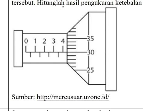 Detail Contoh Soal Pengukuran Jangka Sorong Koleksi Nomer