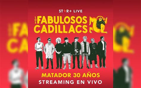 Los Fabulosos Cadillacs llegan a Star Plus con transmisión en vivo