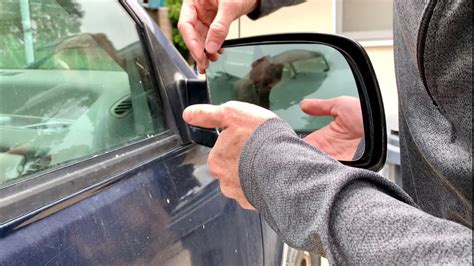 How To Replace Mirror Glass On A Chevrolet Truck Youtube