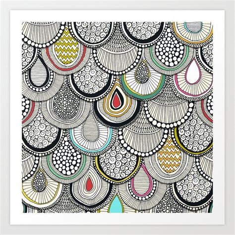 dragon scales Art Print by sharonturner | Society6 | Wood wall art ...