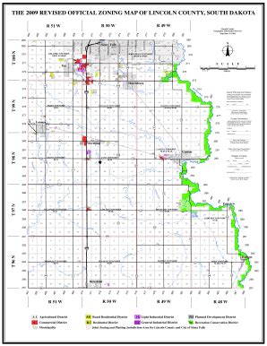 Fillable Online THE 2009 REVISED OFFICIAL ZONING MAP OF LINCOLN COUNTY ...