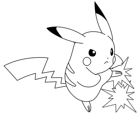 Desenhos Para Pintar Do Pikachu - 7
