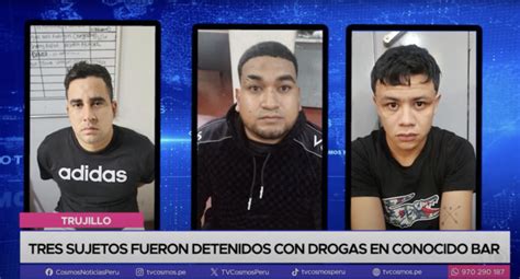 Tres Sujetos Fueron Detenidos Con Drogas En Conocido Bar Noticias Del