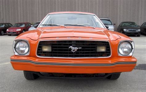 Tangerine Orange 1978 Ford Mustang II Hatchback MustangAttitude