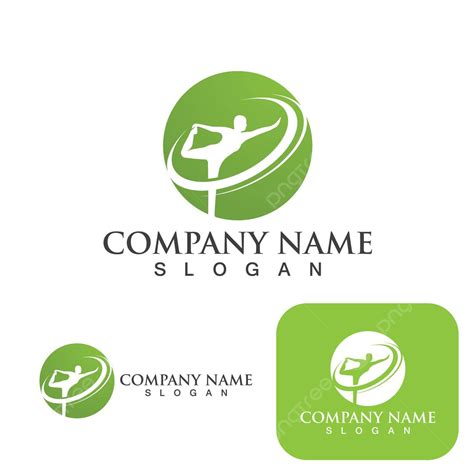 Healthy Exercise Logo And Symbol Vector Eps10 Emblem Body Icon Vector