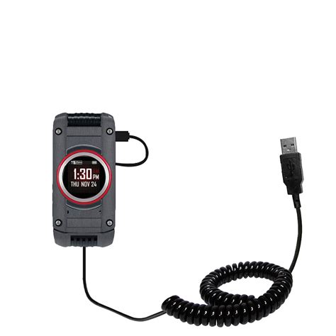 Coiled Power Hot Sync Usb Cable Suitable For The Casio Ravine Gzone With Both Data And