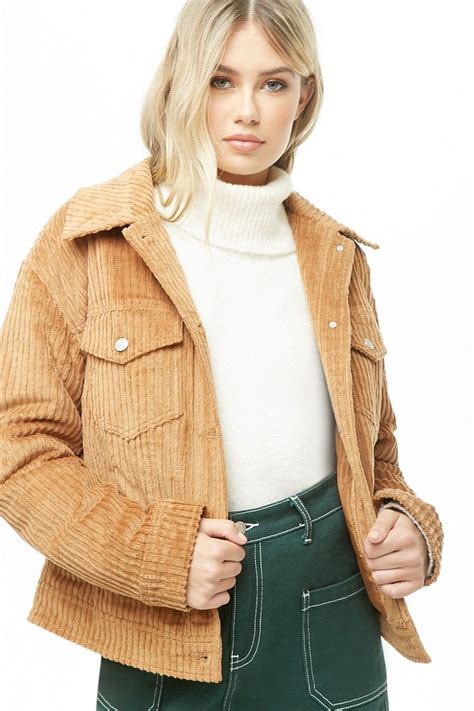 Padded Corduroy Jacket Forever 21 Coats Coats Jackets Women Corduroy Jacket