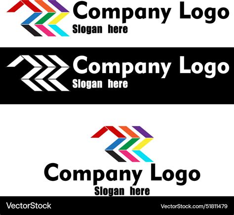 Company logo 8 Royalty Free Vector Image - VectorStock