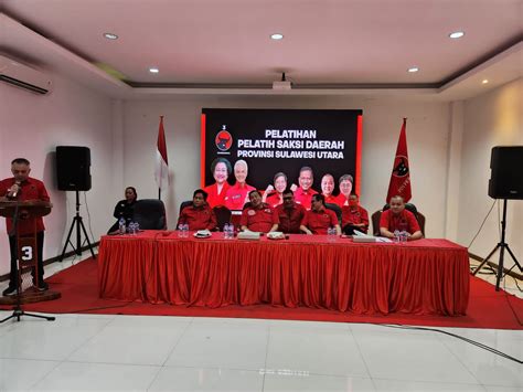 Pdi Perjuangan Sulut Siapkan Pelatih Saksi Untuk Pemilu