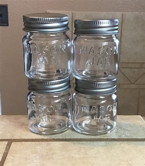 Mini Mason Jar Set 22 Oz Each Great Addition To Your Rustic Country Kitchen Pairs Well With