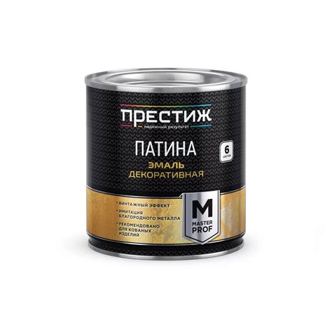 Эмаль Престиж, Патина, декоративная, универсальная, красное золото, 0.2 ...
