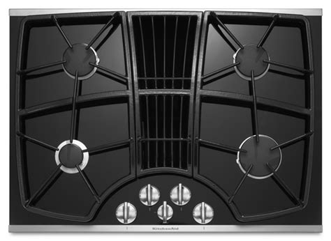 Kitchenaid Kgcd Xss Inch Burner Downdraft Gas Cooktop