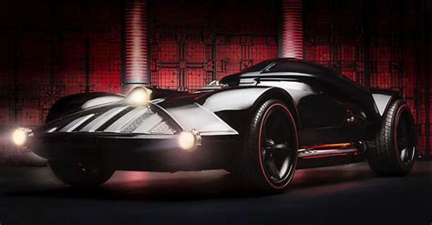 Hot Wheels Life Size Darth Vader Car Media Chomp