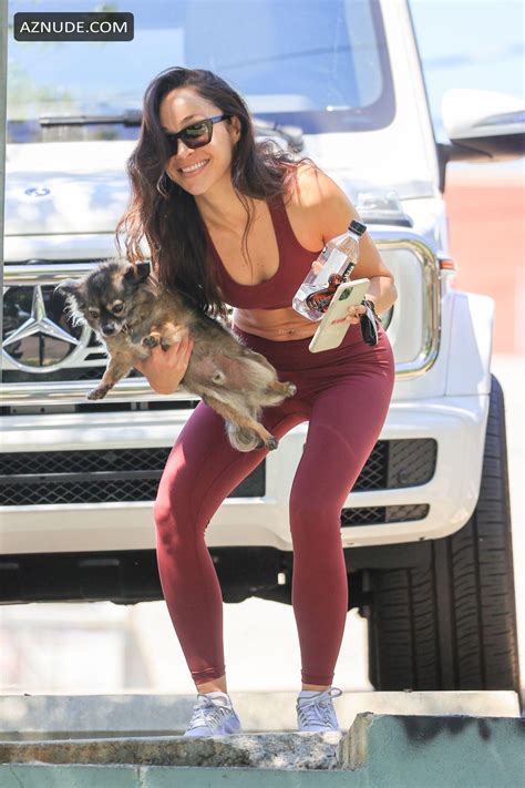 Cara Santana Sexy Shows Off Her Red Hot Abs After Gym Session In LA AZNude
