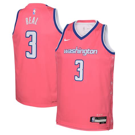washington wizards nike city edition swingman jersey  pink