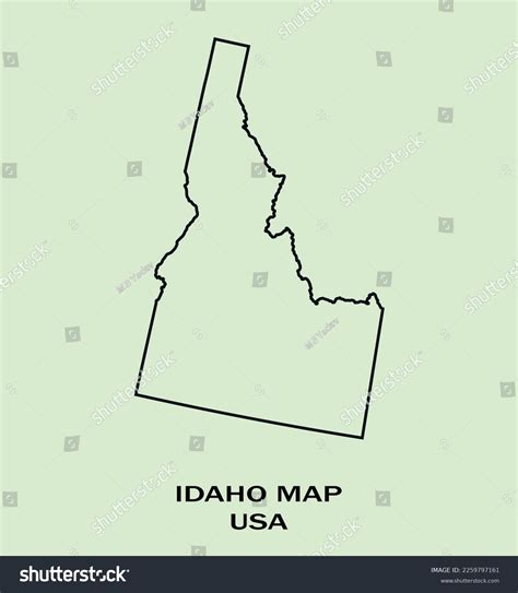 2,861 Outline Idaho Images, Stock Photos & Vectors | Shutterstock