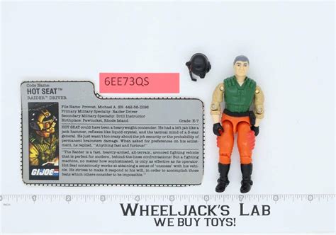 Hot Seat V Complete G I Joe Hasbro Vintage Action Figure Wheeljack S Lab