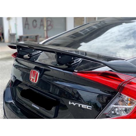 Honda Civic Fc Varis Spoiler Design High Grade Metarial Ready Stock