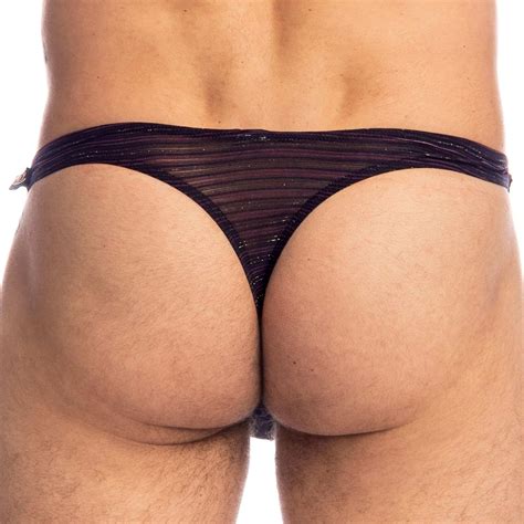 L Homme Invisible String Bikini Shimmering Nights Noir INDERWEAR